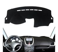 LDKH Tapis de Tableau de Bord pour Peugeot 207 206+ 2006~2014, Protection Solaire AntidéRapante, Couverture de Tableau de Bord, Protecteur de Tapis
