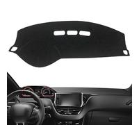 LDKH Tapis de Tableau de Bord pour Peugeot 208 2008 2012~2019, Protection Solaire AntidéRapante, Couverture de Tableau de Bord, Protecteur de Tapis