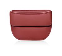 LDKH Voiture Boîte de Rangement pour Siège, pour Porsche Cayman Macan Panamera Auto Seat Gap Filler Organisateur Multifonctionnel en Cuir PU,E Red
