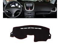 LDKH Voiture Couverture de Tableau de Bord pour Peugeot 2009-2013 207,Tapis de Tableau de Bord Pare-Soleil Protégez Le Tapis Anti-éblouissement Anti-dérapants