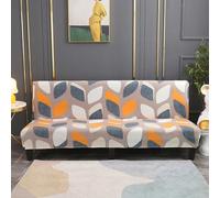LDLCYCN A,Small, Couverture Futon sans Bras Couverture De Canapé-Lit Stretch avec Bande Élastique pour 2 Sièges/3 Sièges Couverture De Canapé Pliable Futon Coulisse Protecteur De Meubles