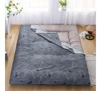 LDLCYCN B,135x190cm, Housse De Matelas Futon Queen/King Size avec Fermeture À Glissière Couvre - Lit Japonais Entièrement Enveloppé Matelas Pliant Housse De Matelas Futon Anti - Poussière