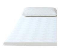 LDLCYCN Blanc,200 * 90 * 5cm, Surmatelas en Mousse À Mémoire De Forme pour Futon Épaisseur 5 Cm Matelas Japonais Respirant pour Le Sol avec Housse Amovible Lit Confortable pour Le Sol pour Dortoir