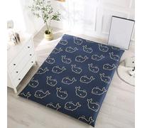 LDLCYCN C,90x190cm, 100% Coton Couverture Futon Plancher avec Fermeture Éclaire Couverture De Matelas Futon Japonais Protecteur De Matelas Couverture De Tapis De Couchage