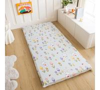 LDLCYCN Couvre-Matelas Futon Simple Housse De Futon pour Matelas De Sol Japonais avec Fermeture Éclair Housse De Matelas De Couchage Housse pour Futon Futon Protecteur Reine,A,90x190x2/6cm