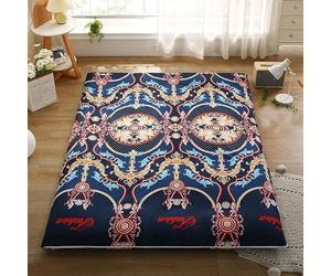 LDLCYCN G,90x190cm, Housse De Matelas Futon Queen/King Size avec Fermeture À Glissière Couvre - Lit Japonais Entièrement Enveloppé Matelas Pliant Housse De Matelas Futon Anti - Poussière