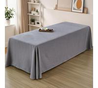 LDLCYCN Grey(n),80 * 190cm, Couverture Lit Massage avec/sans Trou Massage Table Spa Drap De Lit Jupe De Table De Massage Couvre-Lit Spa avec Jupe Massage De Beauté Couverture De Canapé Spa