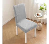 LDLCYCN Greyb,2pcs, Couvertures Chaise À Manger Ensemble De 2/4 Chaise À Manger Slipcover Protecteur De Chaise Extensible avec Fond Élastique pour Salle À Manger Cuisine Restaurant Hôtel
