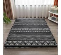 LDLCYCN Housse De Matelas Futon avec Fermeture Éclair Queen Housse De Futon pour Matelas Sol Japonais Protège-Matelas Anti-Poussière Housse pour Futon Lavable pour Chambre,B,135x200cm