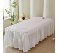 LDLCYCN Jupe De Lit De Table De Massage avec Trou Beauté Massage Spa Couverture Canapé