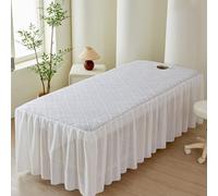 LDLCYCN Jupe De Lit De Table De Massage avec Trou Beauté Massage Spa Couverture Canapé