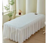 LDLCYCN Jupe De Lit De Table De Massage avec Trou Beauté Massage Spa Couverture Canapé
