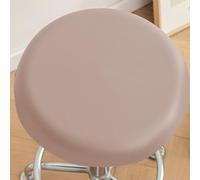 LDLCYCN Kaki,2pcs, Couvertures De Tabouret 100% Imperméables Ensemble De 2/4 Tabouret De Bar Slipcover Couverture du Siège du Tabouret Rond Tissu Technologique Coussin De Siège Slipcover