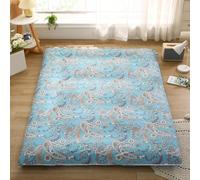 LDLCYCN M,90x190cm, 100% Coton Couverture Futon Plancher avec Fermeture Éclaire Couverture De Matelas Futon Japonais Protecteur De Matelas Couverture De Tapis De Couchage