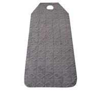 LDLCYCN Surmatelas de table de massage en éponge douce de 6,1 cm d'épaisseur, tapis de table de massage confortable avec bande élastique, tissu en velours antidérapant, gris (T), 60 x 180 cm (H)