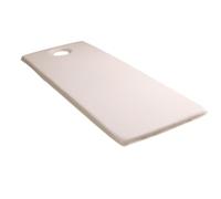 LDLCYCN White/s,185 * 70cm/3cm, Mousse Mémoire Matelas De Massage Topper Épaissir 3Cm / 6Cm Tapis De Table De Massage Spa avec Bande Élastique Antidérapante Accessoires De Massage Tampon Protecteur