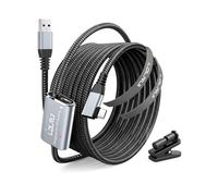 LDLrui Câble de connexion avec port de charge [5 m], compatible avec Meta Oculus Quest 3/Quest2/Quest Pro et Pico 4/PC Steam VR, accessoires USB 3.0 vers USB-C haute vitesse 5 Gbps pour casque VR et