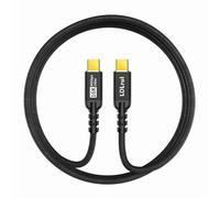 LDLrui Câble USB 4 V2.0 1,5 m, 80 Gbit/s USB C vers USB C - Transfert de données compatible Thunderbolt 5/4, 16K/Dual 8K @ 60 Hz/4K @ 540 Hz, charge rapide PD3.1 240 W, pour MacBook Pro, iPad Pro, SSD
