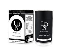 LDN Professional - Hair Fibers,Hair Loss Concealer,Densificateur de cheveux,Cheveux fins et clairsemés,Zone de calvitie-effet visible immédiat - 22g (Noir)