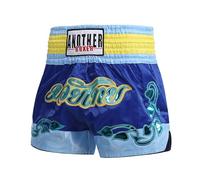 LDOZ Short de Boxe MMA Muay Thai BJJ Kickboxing Arts Martiaux, vêtements de Combat Respirants, vêtements de Sport de Fitness pour Unisexe(Blue3,XS)