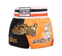 LDOZ Short de Boxe MMA Muay Thai Gym BJJ Arts Martiaux Short de Musculation avec Cordon de Serrage pour Hommes Femmes(Black,XL)