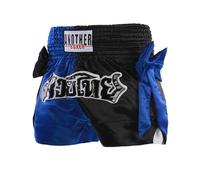 LDOZ Short MMA Muay Thai, Boxe, Combat, BJJ, Arts Martiaux, entraînement, avec Cordon de Serrage, pour Hommes et Femmes(Blue,XXX-Large)