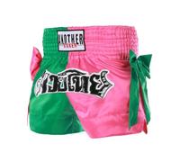 LDOZ Short MMA Muay Thai, Boxe, Combat, BJJ, Arts Martiaux, entraînement, avec Cordon de Serrage, pour Hommes et Femmes(Green,XS)
