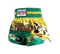 LDOZ Short Muay Thai BJJ MMA Short de Boxe Sanda Arts Martiaux Combat Pantalon d'entraînement Unisexe(Yellow,XXX-Large)