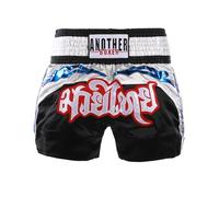 LDOZ Short Muay Thai MMA Kick Boxing Arts Martiaux Short d'entraînement de Gymnastique avec Cordon de Serrage pour Enfants et Aldul(Black,XXX-Large)