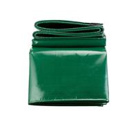 LDQBF Bâche de Chantier, 0.5x2.5m 520g/m² PVC bache Haute Qualité, Bâche de Protection imperméable pour Travaux Vert