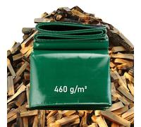 LDQBF Bâche de Protection,1x3m 460g/m² PVC Protection en Bois Multi-usages pour l'extérieur Grammage Vert