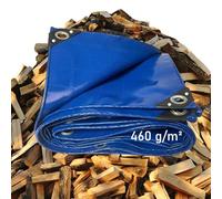 LDQBF Bâche de Protection,2.5x4.5m 460g/m² PVC bâche Bâche Imperméable Ultra Lourde et Résistante Revêtue des Deux côtés avec Oeillets Couverture Étanche pour Jardin,Piscine Bleu