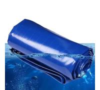 LDQBF Bâche de Protection en, 3x11m 520g/m² PVC Bois Bâche Imperméable,étanche et résistante aux intempéries Multifonction Piscine, pour Voiture, Piscine, Bateaux Bleu