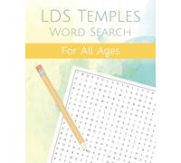LDS Temple Names Word Search: Word searches with easy to read print about LDS Temples, Temple Names, Temple Locations | 92 pages | 8x10 inches| Gift ... quiet time, missionaries, youth, and primary