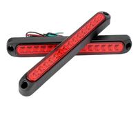 Ldtbmdj Central 3ème Feu stop Remplacement Pour Pick-up tout-terrain camion ATV remorquage Boad universel 3ème feu arrière de frein 12V 24V(2pc Red Light)