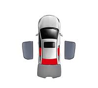 LDTCHRV pour Jeep Grand Cherokee 3rd Génération 2005-2010 Magnétique Spécial Rideau Fenêtre Pare-Soleil Pare-Soleil Store Entièrement Couvert(Rear 3 Windows)