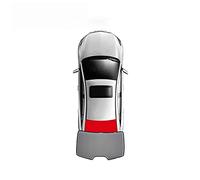 LDTCHRV pour Jeep Grand Cherokee 3rd Génération 2005-2010 Magnétique Spécial Rideau Fenêtre Pare-Soleil Pare-Soleil Store Entièrement Couvert(Rear Windshield)