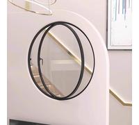 LDTTYRC Fenêtres Rondes pivotantes en Verre, hublot Rond à Ouverture de 40, 50, 60, 70, 80 ou 100 cm avec Verre trempé, Grandes et Petites fenêtres encastrées pour abri de Jardin, Salle de Bain, mag