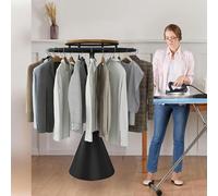 LDTTYRC Portant à vêtements Rond Rotatif pour boutiques, Support à vêtements Circulaire Robuste au Sol, présentoir pour Manteaux ou sous-vêtements de Costume