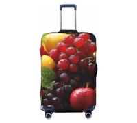 LDTVSFZQ Fresh Fruits Housse de protection élastique lavable anti-rayures pour valises de 45,7 à 81,3 cm, Noir , XL