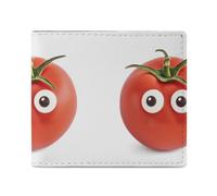 LDTVSFZQ Portefeuille imprimé « I Love You from My Head Tomatoes » - Double pli - Pour cartes de crédit et monnaie - Avec fermeture éclair lisse - Pour femme, Style :, Taille unique