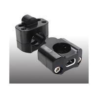 LDUTIU Adaptateur De Fixation pour Rehausseurs De Guidon Bar De 22 À 28 Mm pour Moto Tout-Terrain Guidon Moto(Black)