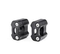 LDUTIU Adaptateur De Guidon De Moto Tout-Terrain De 7/8 Pouces 1-1/8 Pouces Pince De Guidon 22 Mm 28 Mm Guidon Moto(Black 28MM)
