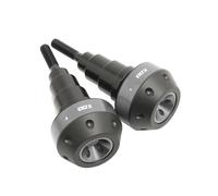 LDUTIU pour CB500X pour CB 500X pour CB500F 2023 Moto Protection Contre Les Chutes Cadre Curseur Carénage Garde Anti Crash Pad Protecteur Cadres de Moto(with Logo -Ti)