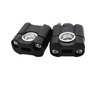 LDUTIU Rehausseur De Guidon De Moto Fixation pour Guidon De Moto De 22 À 28 Mm Guidon Moto(Black)