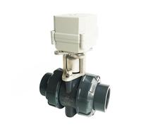 LDXMJZOT Vanne électrique DN32, actionneur 10 Nm, avec câble de Retour de Signal, Ouverture Normale, Fermeture Normale, AC 110 V-230 V(N1pt,AC-CR202 Close)