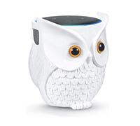 LDYAN Support de Haut-Parleur Intelligent en Forme de Chouette pour Echo Dot 4e, 3e et 2e et 1ère génération, décoration de Maison en Forme de Hibou - Blanc
