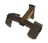 LDZDGD Support Mural pour Plate Carrier, Cintre pour Gilet Tactique, Profil Bas pour Exposition & Rangement, Compatible avec Les Chest Rigs Molle, Mur d’Équipement, Casier(Brown)