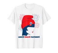 Le 14 Juillet Vive La France Fête Nationale Fraternité T-Shirt