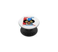 Le 16 Juin, C'est Le Jour de Mon indépendance, Little Miss Black Queen PopSockets PopGrip Adhésif